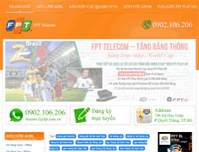 Tablet Screenshot of fptdongnai.com.vn
